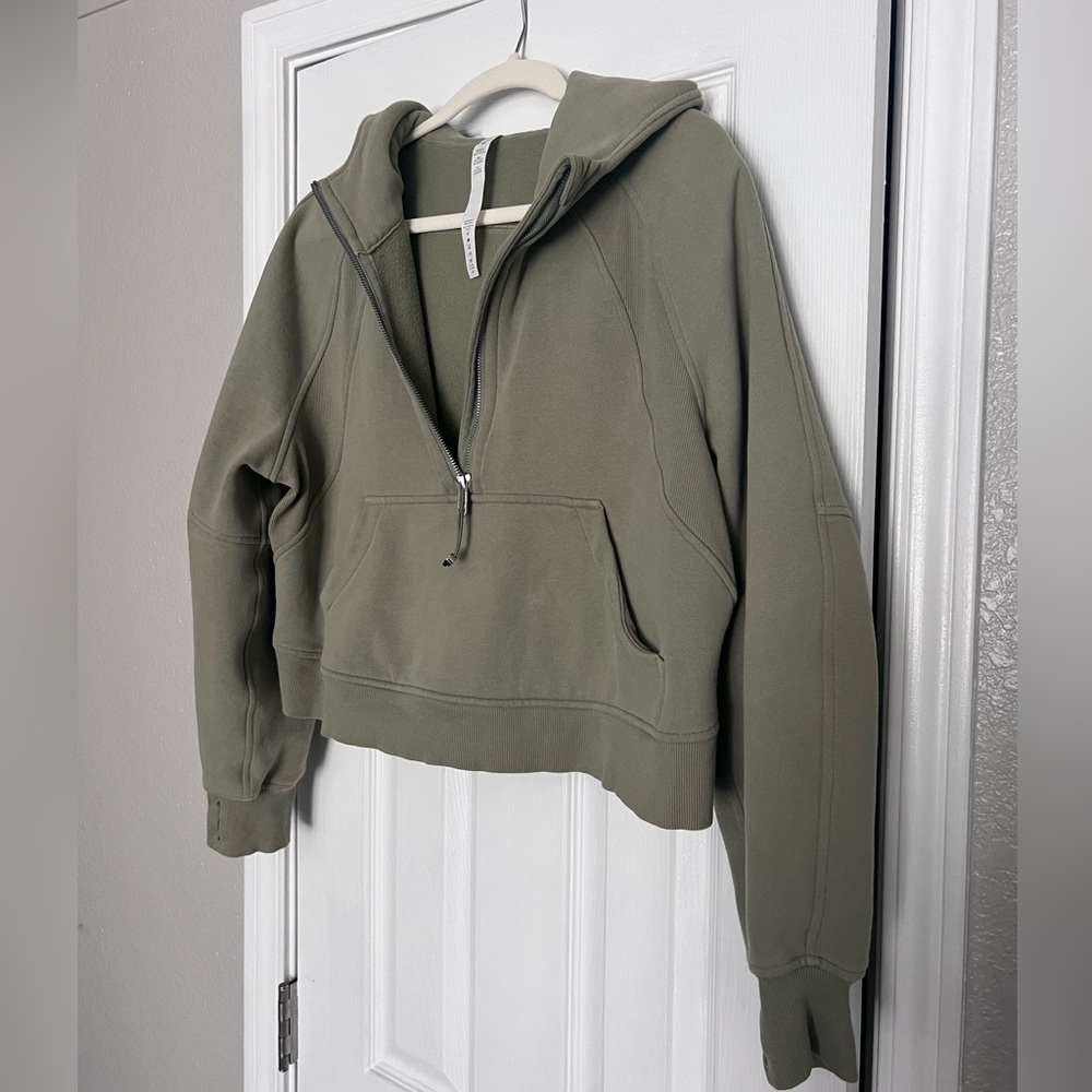 Scuba Oversized Half-Zip Hoodie